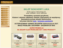 Tablet Screenshot of lukachess.com